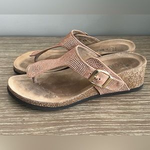 Wedge Sandals with Rhinestone‎ Details 7